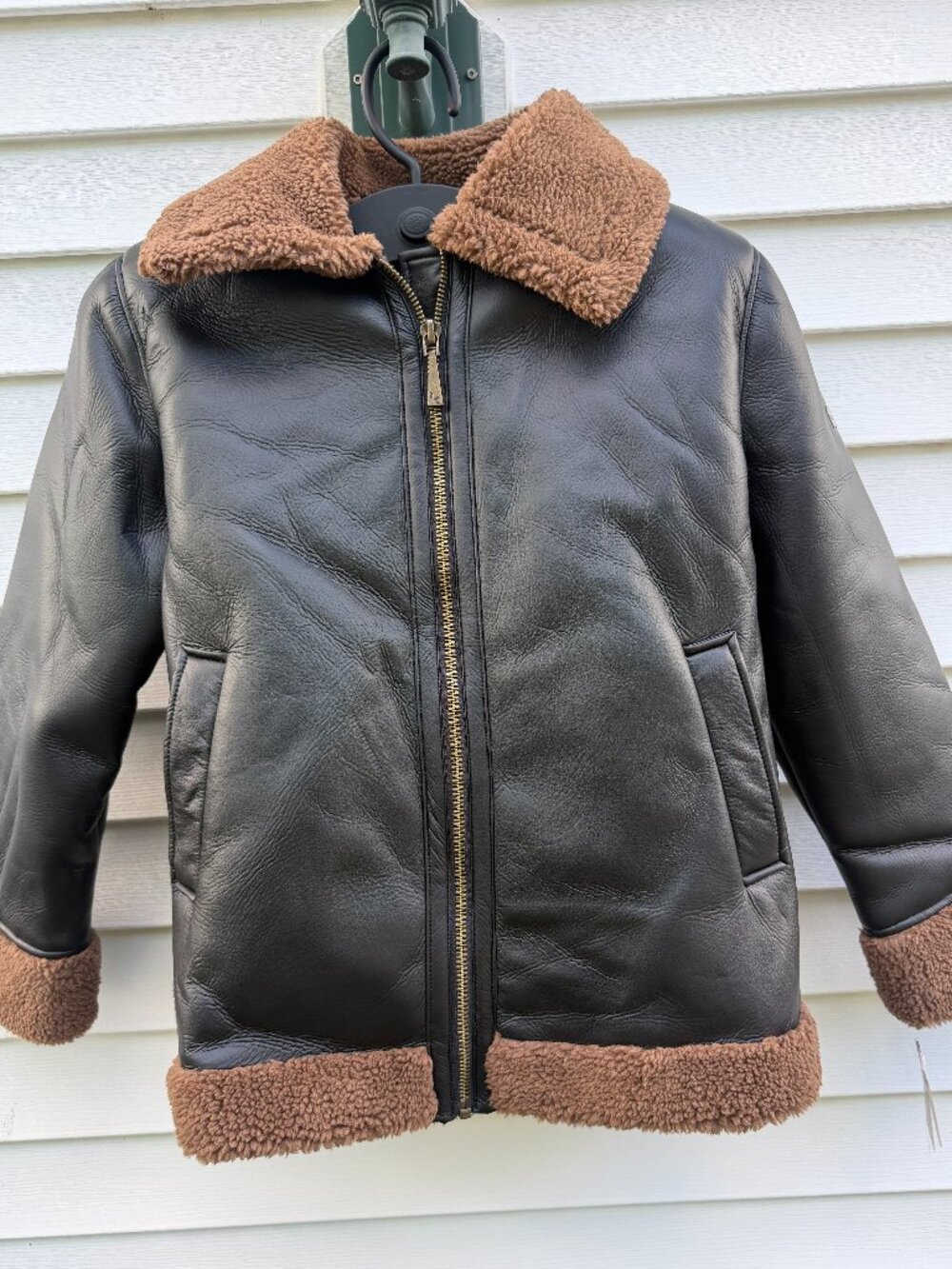 Koolaburra by UGG Motorcycle Shearling Jacket XL